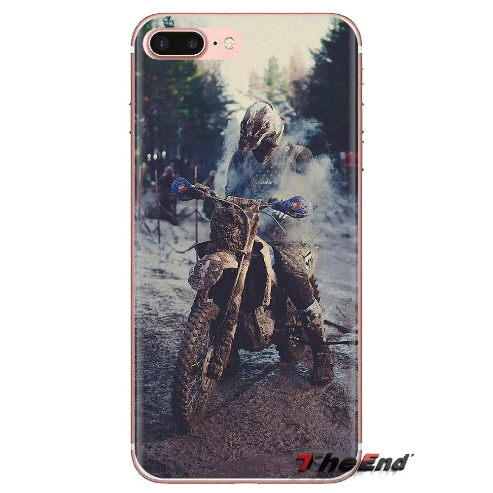 Велосипеды грязи moto rcycle Racing Cross силиконовые чехлы для iPod Touch Apple iPhone 4 4s 5 5S SE 5C 6 6S 7 8 X