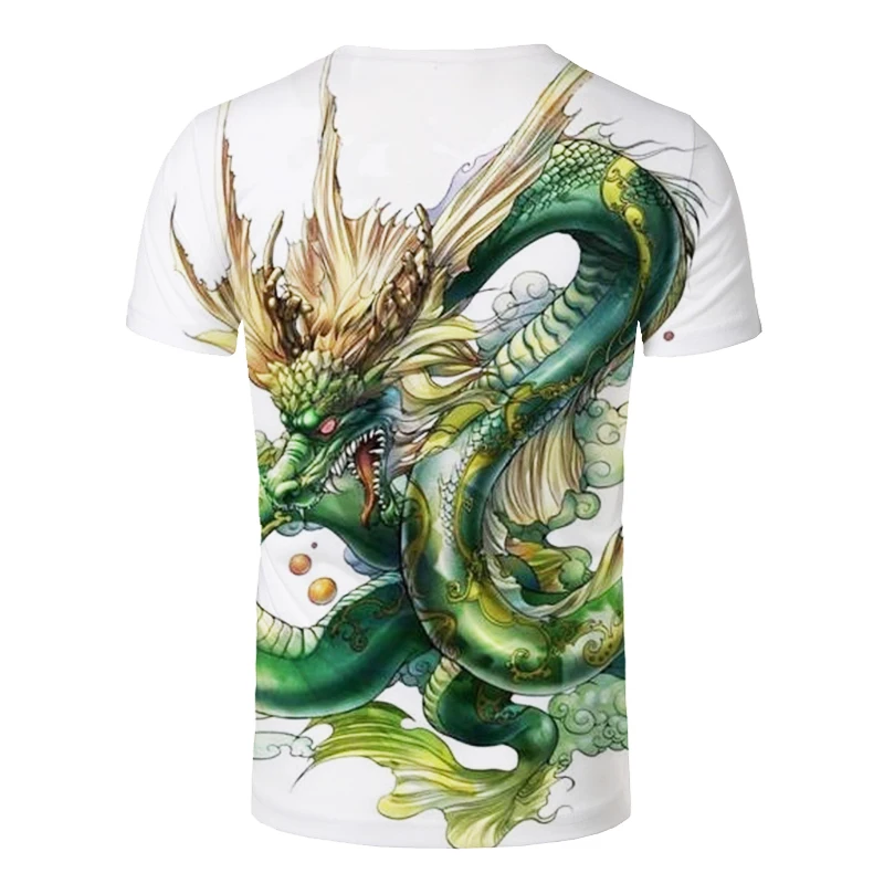 

New summer 2021 3D printed animal print casual T-shirt for men and women fashion trend young cool men T-shirt hip-hop short slee