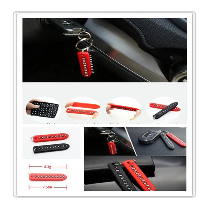 Анти-потерянный телефон номерной знак брелок подвеска авто для Peugeot Jeep Harley-Davidson