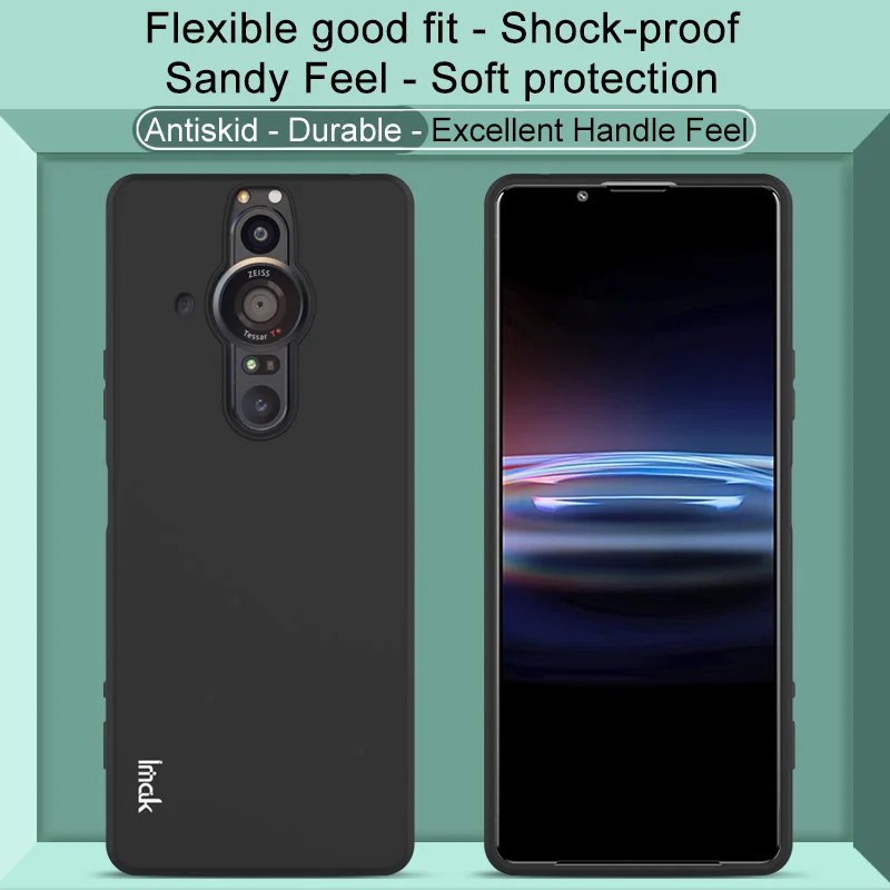 Чехол IMAK Для Sony Xperia Pro-I Гибкий тонкий и легкий мягкий чехол из ТПУ для - купить по