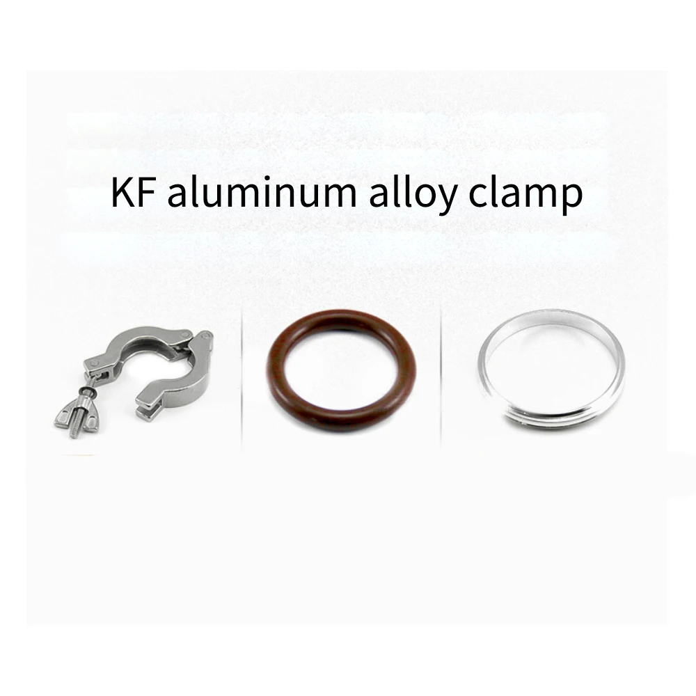 

KF10 KF16 KF25 KF50 vacuum 304 stainless steel clamping pump accessories including O-ring stainless steel bracket