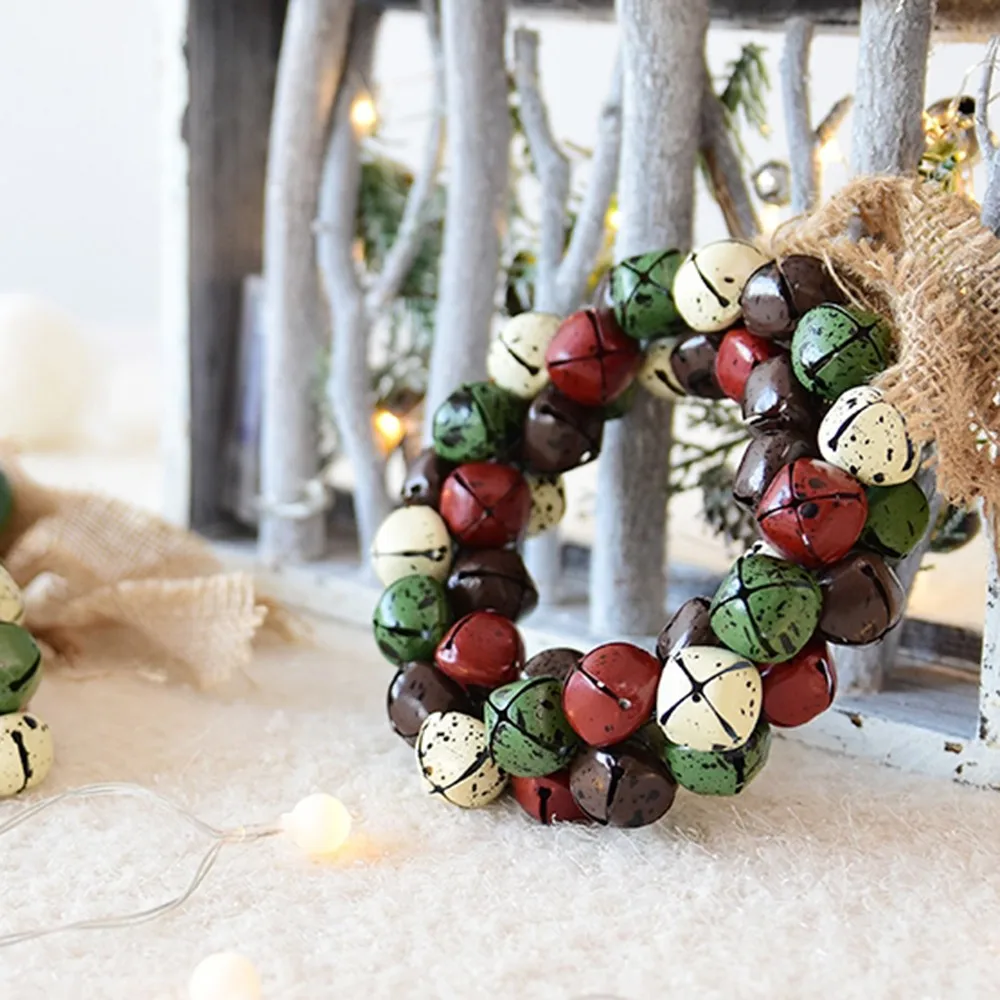 Рождественские украшения для дома ветряные колокольчики виноградные струны