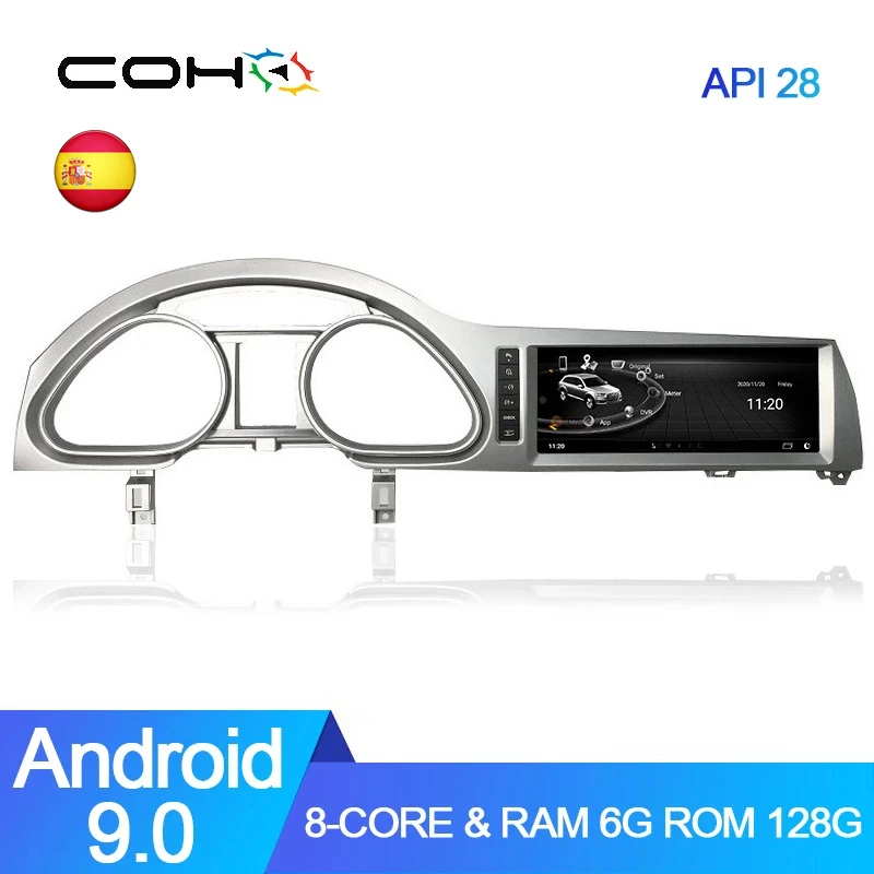 Автомобильный мультимедийный центр Android 9 Octa core 6 + 128G для Audi Q7 2005-2015 радио