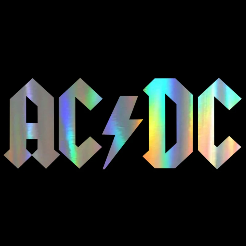 Автомобильная Наклейка 3D AC/DC мультяшная наклейка и на заднее стекло мотоцикла