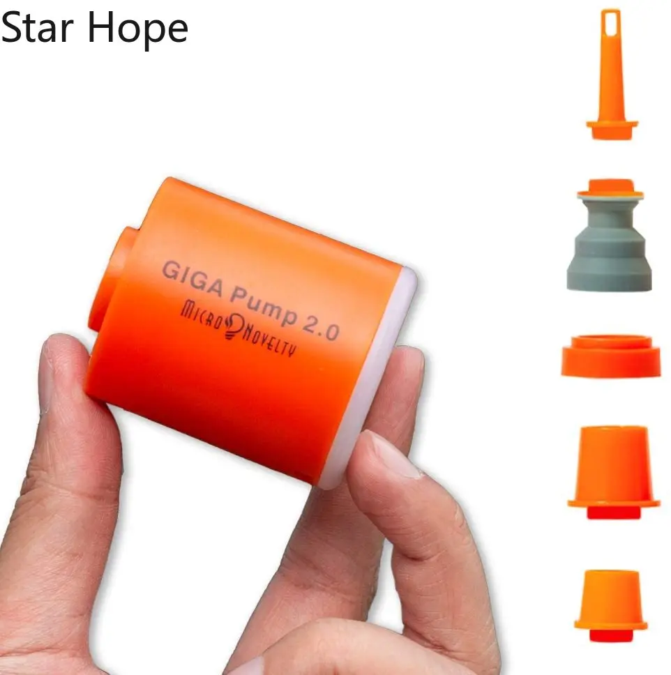 

GIGA Pump 2 3-in-1 Portable Mini Electric Inflator USB Charging Outdoor Air Pump Air Mattress Boat Vacuum Pump Camping Latern