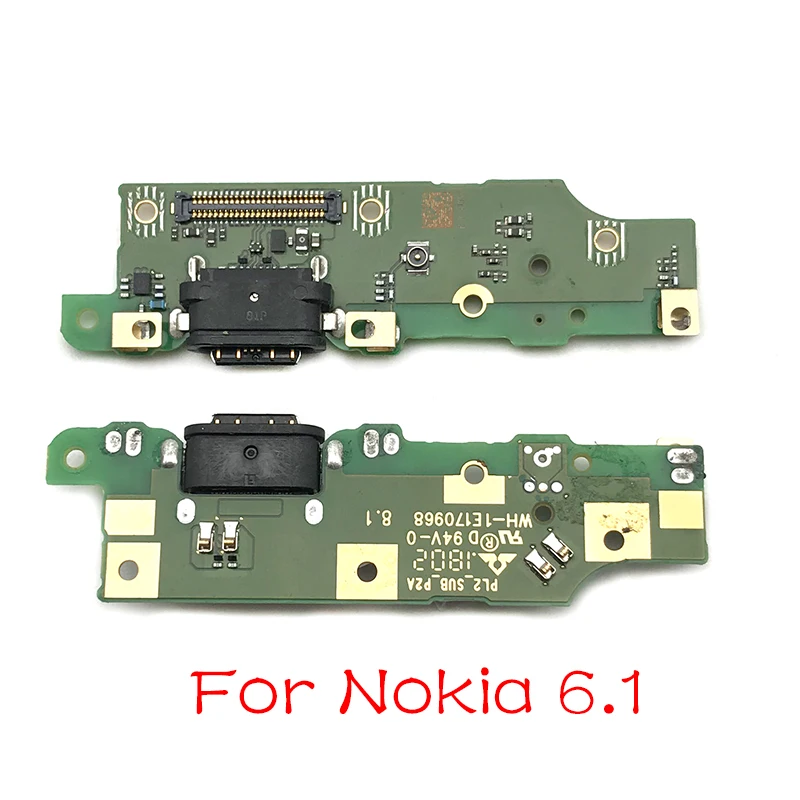 

5Pcs/Lots Dock Port Mic Microphone Flex Cable For NOKIA 6.1 Nokia 6 2018 USB Power Charging Connector Plug