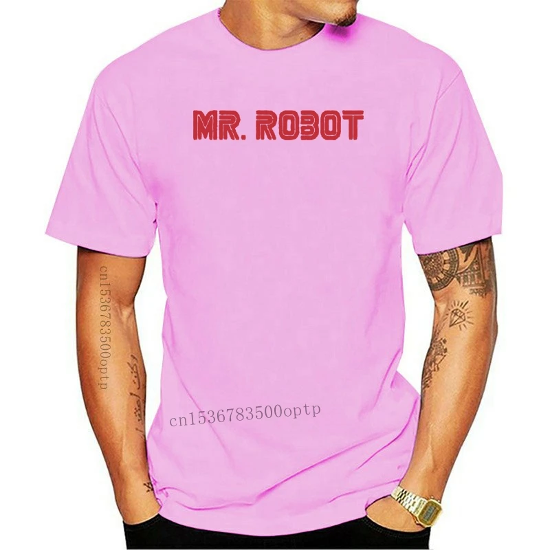 

Мужская футболка с коротким рукавом, с логотипом «Mr Robot»