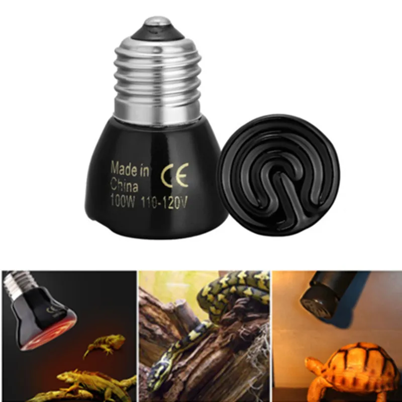 110V/220V E27 Pet Отопление инфракрасный Керамика излучатель тепла лампы домашних