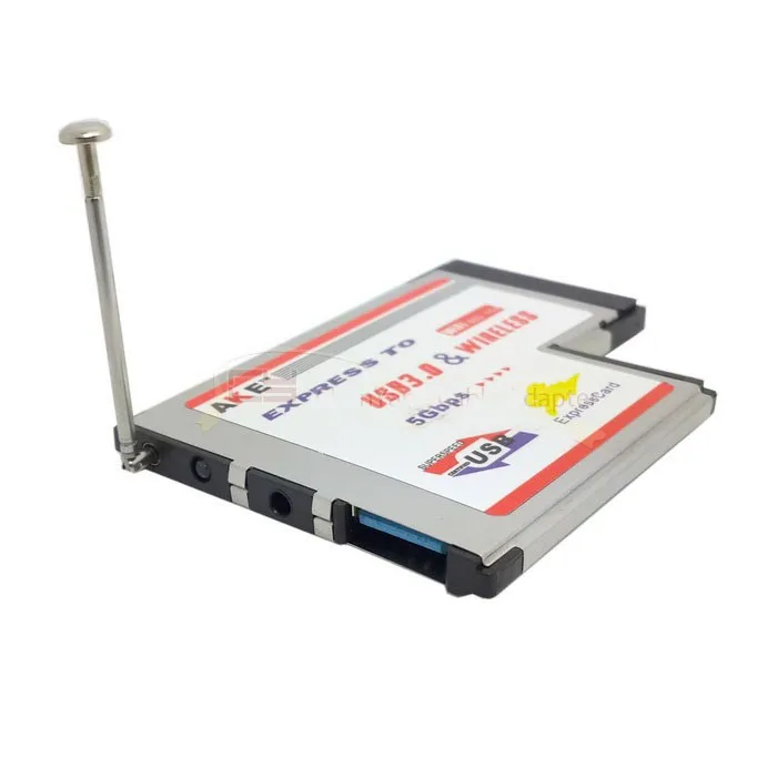 Wireless N WIFI Antenna Ethernet Network Card & USB 3.0 Socket Adapter Expansion Laptop 54mm Type II Express | Компьютеры и офис