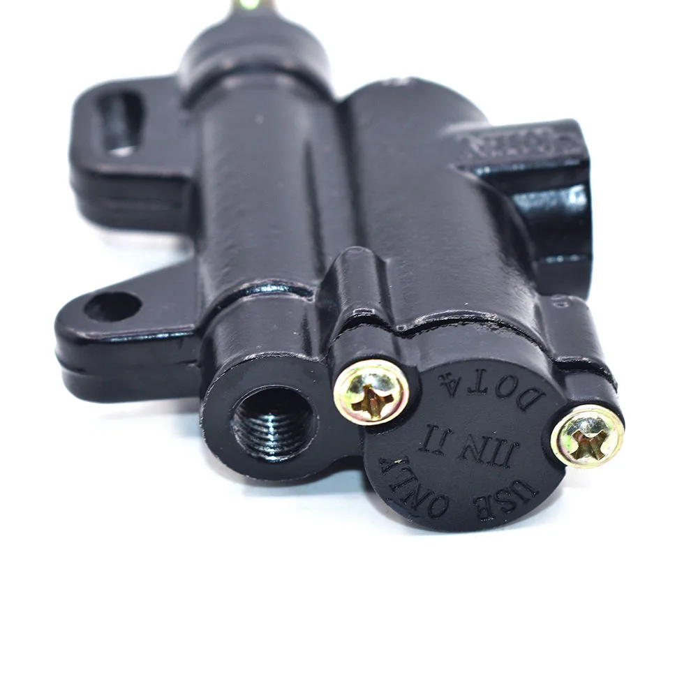 

Hydraulic Brake Master Cylinder Pump 10mm Black White Gold Rear Pit Dirt Bike Atv 110cc 125cc 140cc 150cc Pit Bike