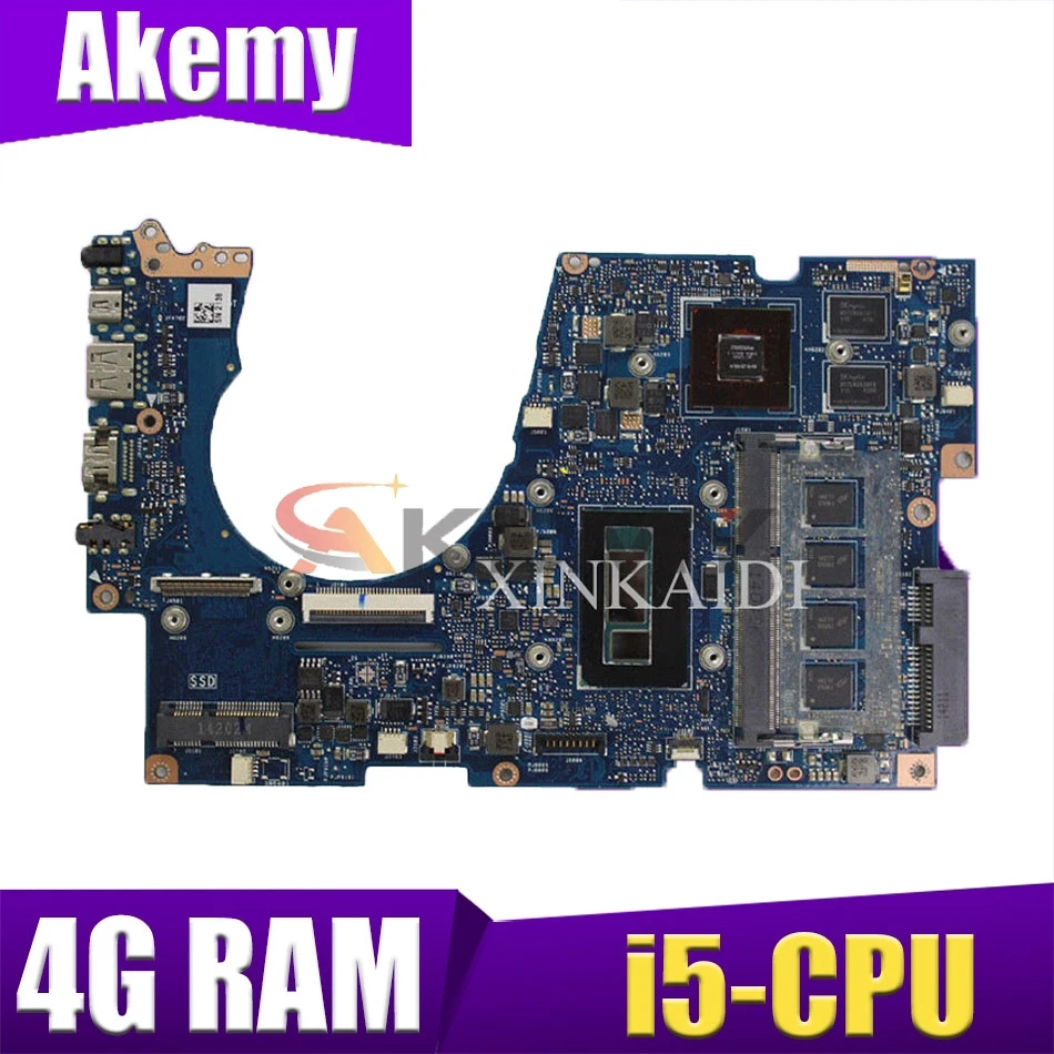 Материнская плата XinKaidi UX303LN для ноутбука ASUS UX303LB UX303L UX303 протестированная