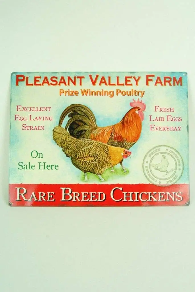 Настенная табличка для кухни редкая порода цыплята металлическая настенная