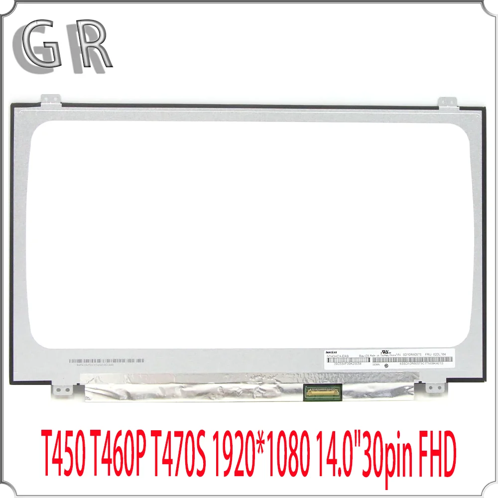 Новый ЖК-экран для Thinkpad T450 T460P T470S 1920*1080 14 0 &quot30pin FHD 00PA892 00PA889 02DL764 02DL609 01AV853 02DA379 -