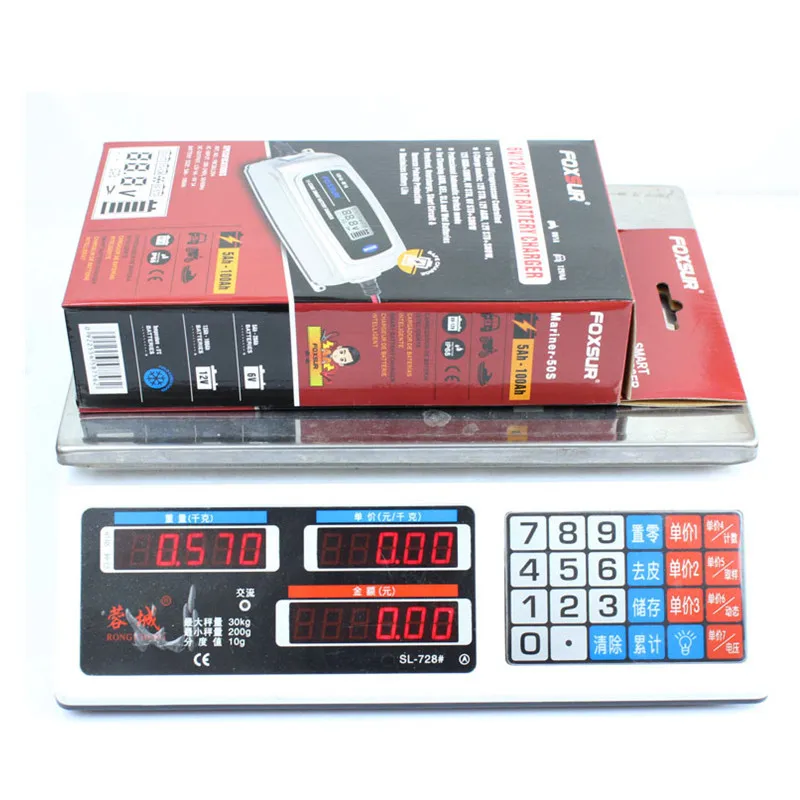 12 В 4A 6 в 1A 11 stage Smart Battery Charger EFB GEL AGM WET автомобильное зарядное устройство с ЖК