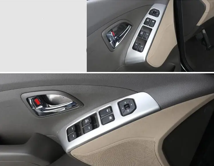 Накладка на внутреннее окно для Hyundai ix35 2009- 2015 4 шт./компл.