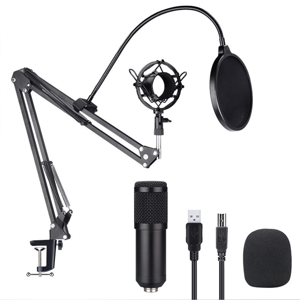 USB Podcast Microphone Kit 192KHZ/24BIT Professional Condenser Mic for PC Youtube Studio aduio Recording Mikrofon desktop stand |