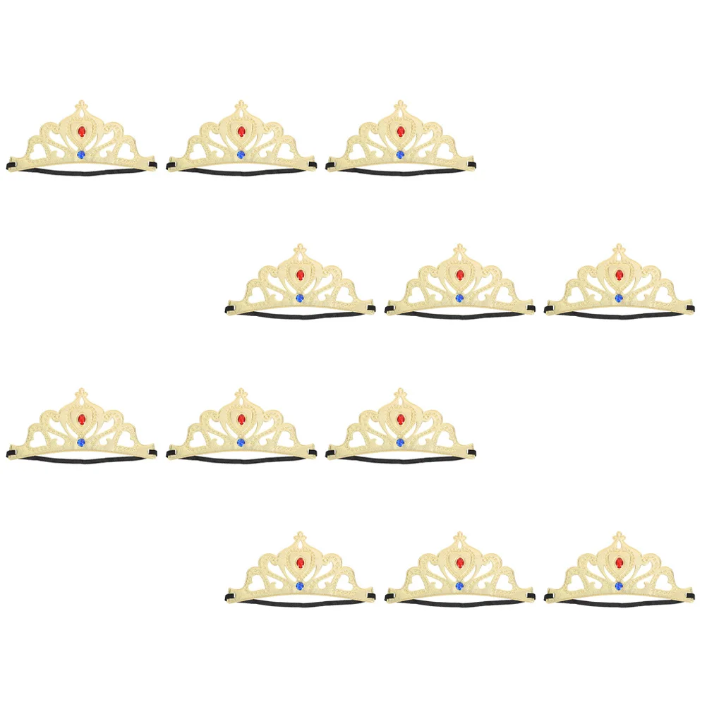 Diademas con forma de corona de cumplea&ntilde;os, 12 piezas, diademas para ni&ntilde;os, coronas para fiesta de cumplea&ntilde;os-4