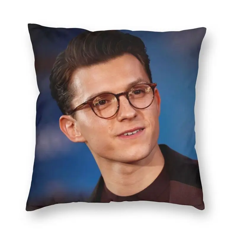 

Nordic Style Gentleman Tom Holland Pillowcover Home Decor Cushions Throw Pillow for Living Room Double-sided Printing