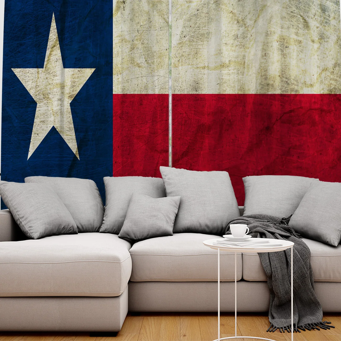 

Flag Star Red Blue Window Curtains Living Room Curtain Kitchen Curtains Home Decor