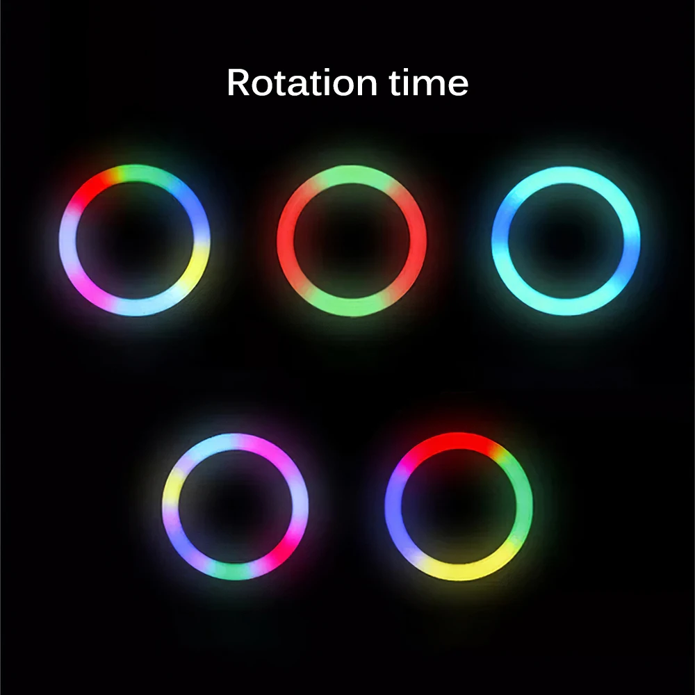 

26cm RGB LED Ring Light Youtube Live Streaming Makeup Fill Light Selfie Ring Lamp Photographic Lighting With Tripod Phone Hold