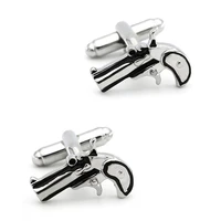 silvery gun tie clip pin clasp bar metal tie clips for mens accessories high quality wedding gift brand jewelry 0013