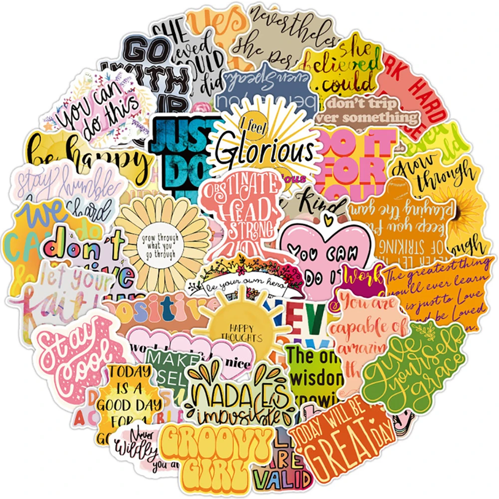 10/30/50 шт., декоративные наклейки-граффити