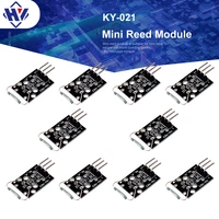 10pcs/lot KY021 mini magnetic reed sensor module reed switch induction suitable for aduino electronic building block accessories