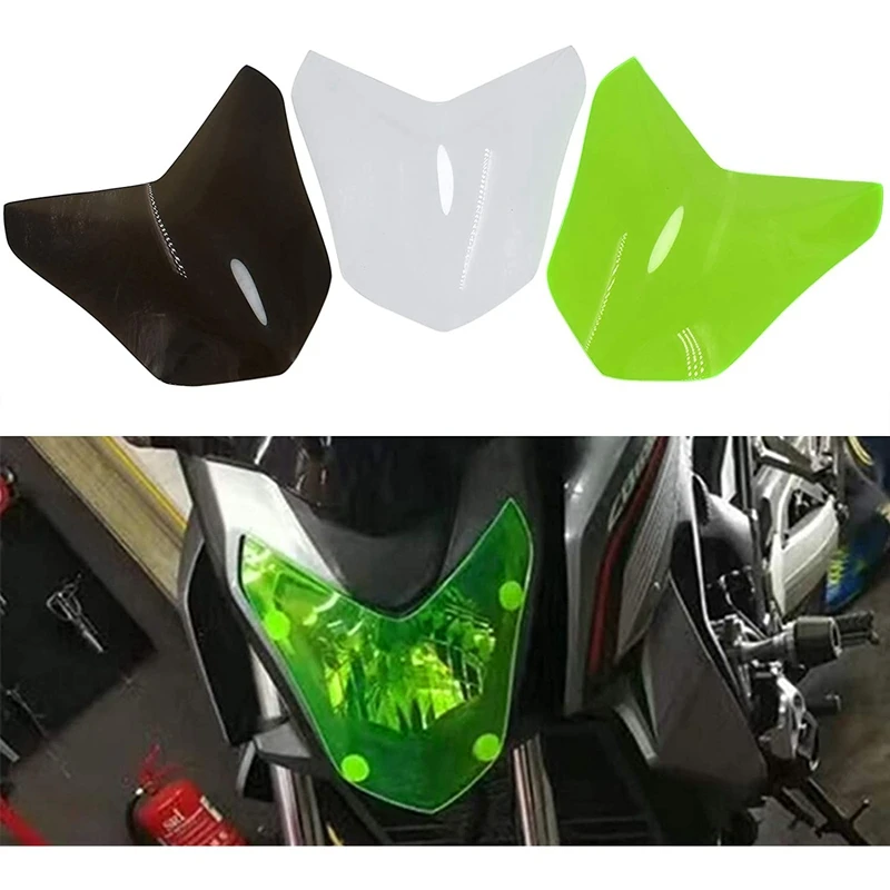 

Фара мотоцикла Экран Лампа защитная крышка объектива Защита Кепки для Honda Cbr650F Cb650F 2014-2016
