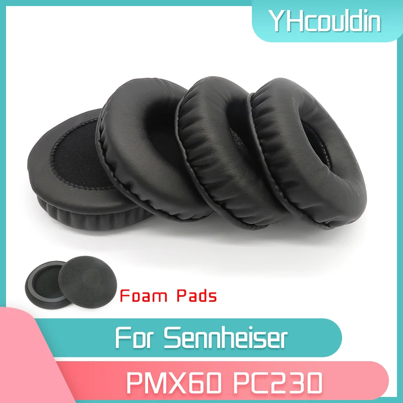Вкладыши YHcouldin для наушников Sennheiser PMX60 PC230 Сменные аксессуары из мятой кожи |