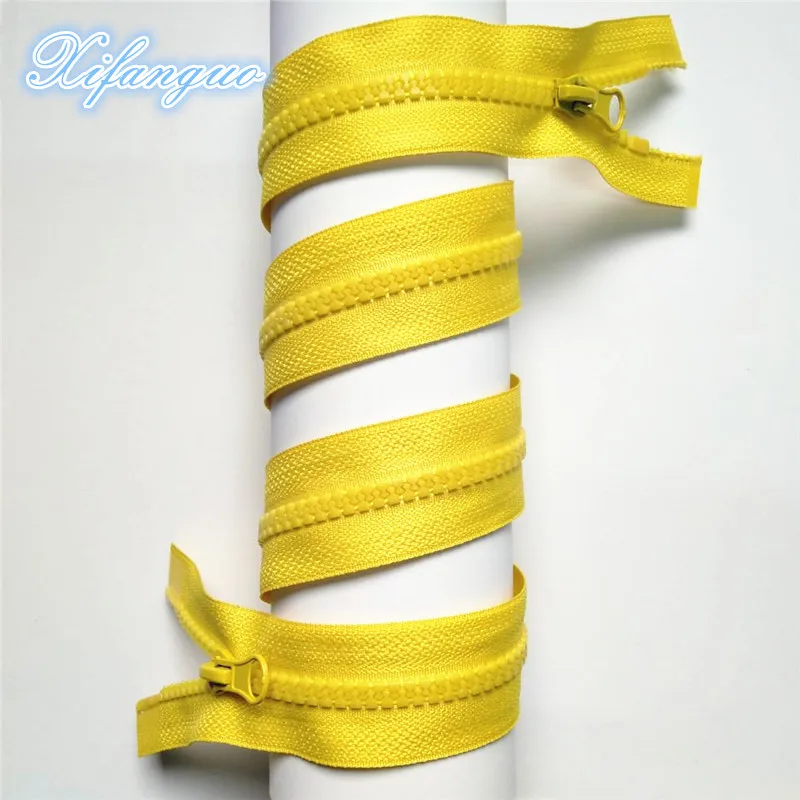 

90CM (35.5 Inch) 2Pcs Resin Double Head Zipper For Clothing Or Bags