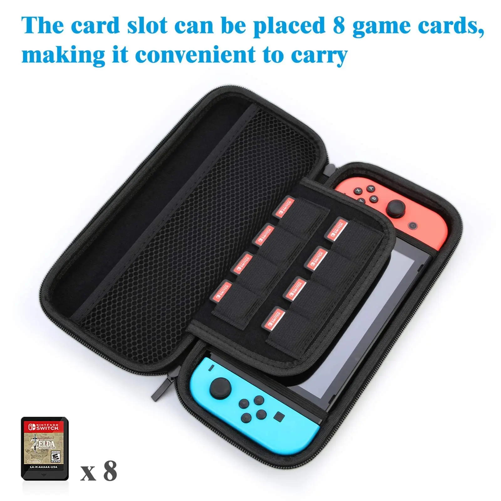 X2021 for Nitendo Switch OLED Model Protective Hard Portable Travel Carry Case Shell Pouch for Switch Console and Accessories