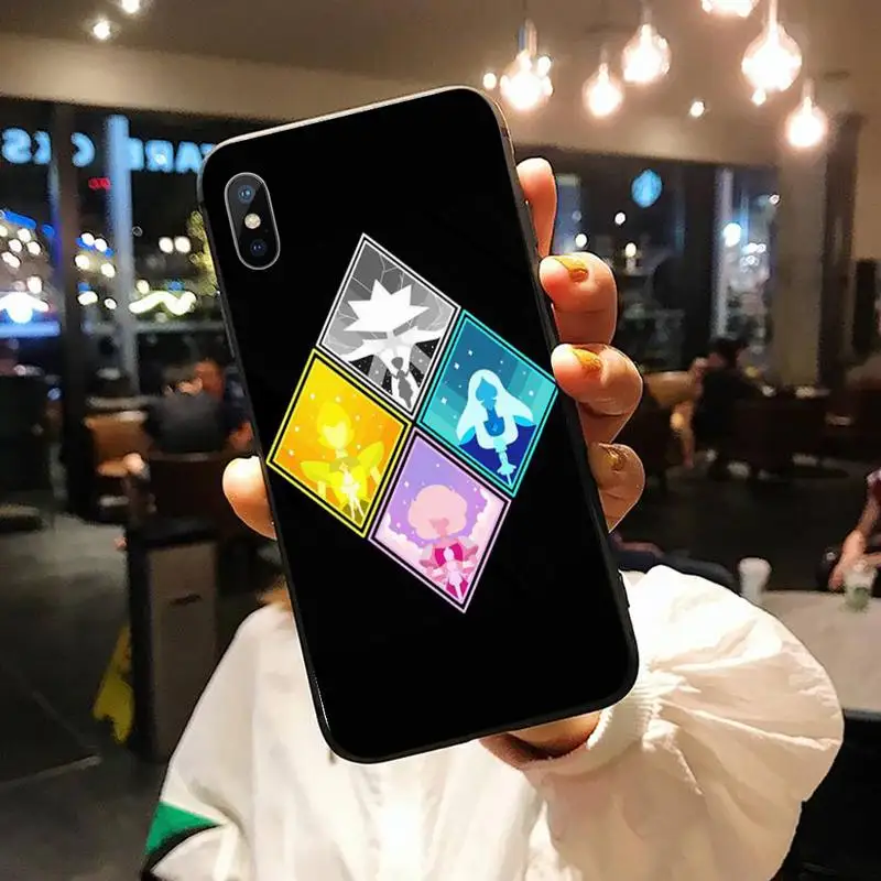 

Cartoon Steven Universe Anime Phone Case for iPhone 11 12 pro XS MAX 8 7 6 6S Plus X 5S SE 2020 XR