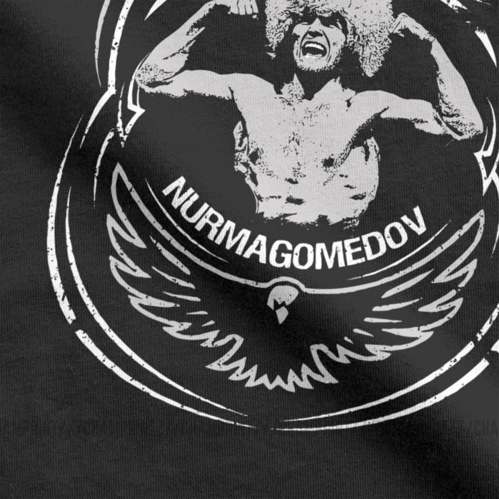 Khabib Nurmagomedov Футболка мужская ММА истребитель Дагестан русская графическая одежда