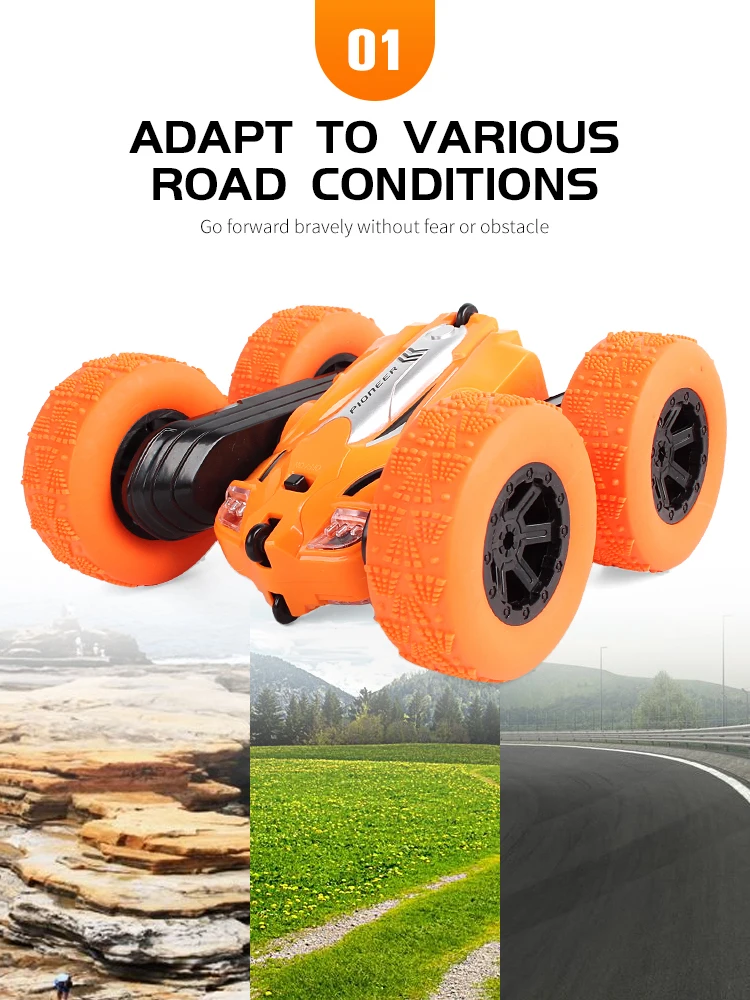 EBOYU C014 RC трюк автомобиль для детей и взрослых 4WD внедорожный автомобиль 2,4 ГГц транспортное средство с дистанционным управлением двухсторонний rtr-комплект Р/У Машинки Детские Подарочные игрушки