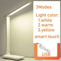 freewing 10w led table light desk lamp reading eye protected 9 modes usb adjust 3000 6000k touch switch