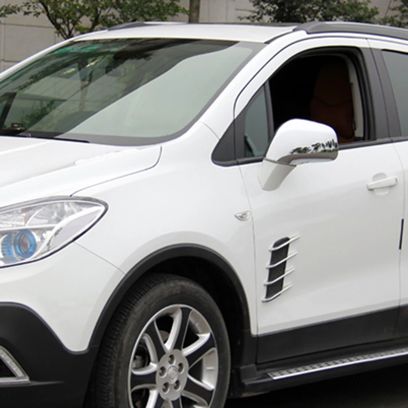 

For Vauxhall Opel Mokka X 2012-2019 Chrome Rear View Mirror Without Turn Signals Decoration Cover Trim Car Styling