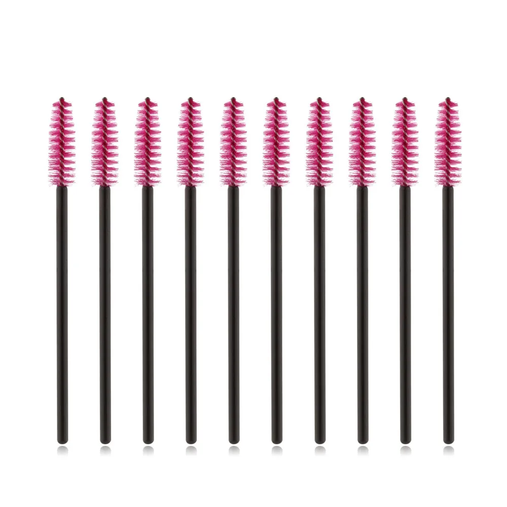 

50Pcs Eyelash brush Disposable Black Mascara Brush Micro Eyebrow Brush Wands Applicator Brushes Comb Beauty Tools TM216
