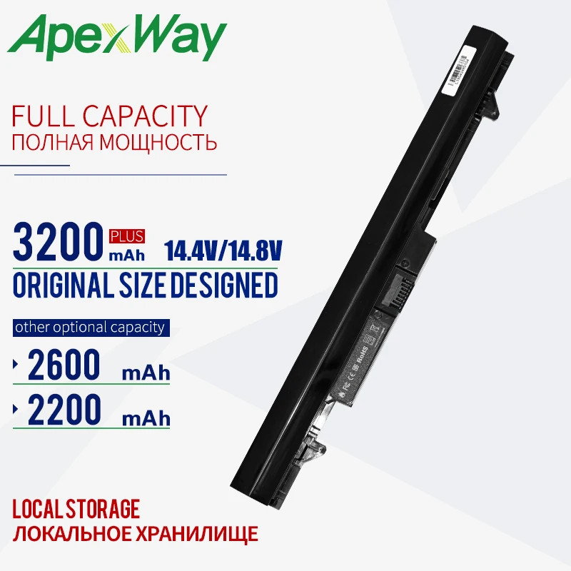 2200mAh 14,8 V Аккумулятор для ноутбука HP RA04 707618-121 768549-001 аккумулятор большой емкости H6L28AA 707618-121 HSTNN-IB4L HSTNN-W01C ProBook 430 G1 430 G2
