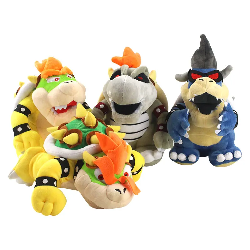 Плюшевые игрушки Bowser JR 3D Land Dragon Koopa Troopa рождественский подарок для детей 18-31 см |