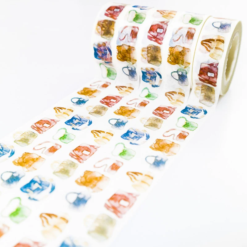 

Retro Backpack Washi Tape Set Masking Paper Tape Sticky Decorative DIY Decoration Office Stationery Scrapbook 1PCS