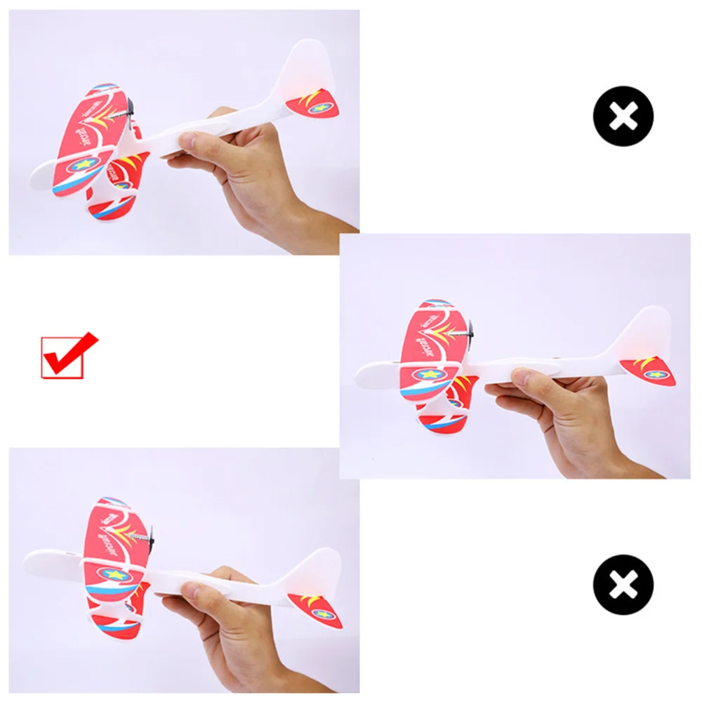 

Electric Hand Throw Airplane Throwing Glider Airplane Model Aircraft for Boys Girls Gift Outdoor Game Kids Toys (Random Pat