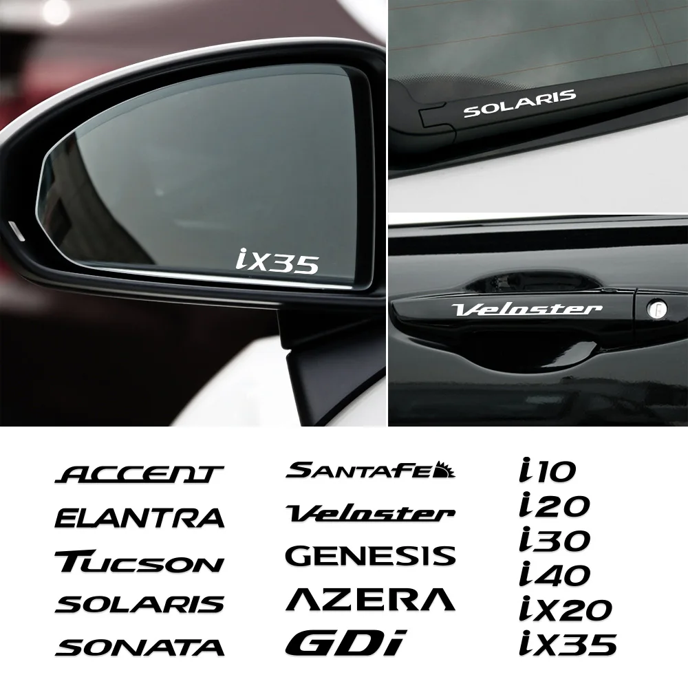 

Car Door Handle Wiper Decor Sticker for Hyundai Tucson Solaris Accent Azera Elantra Sonata Santafe Veloster Genesis GDI i10 i20