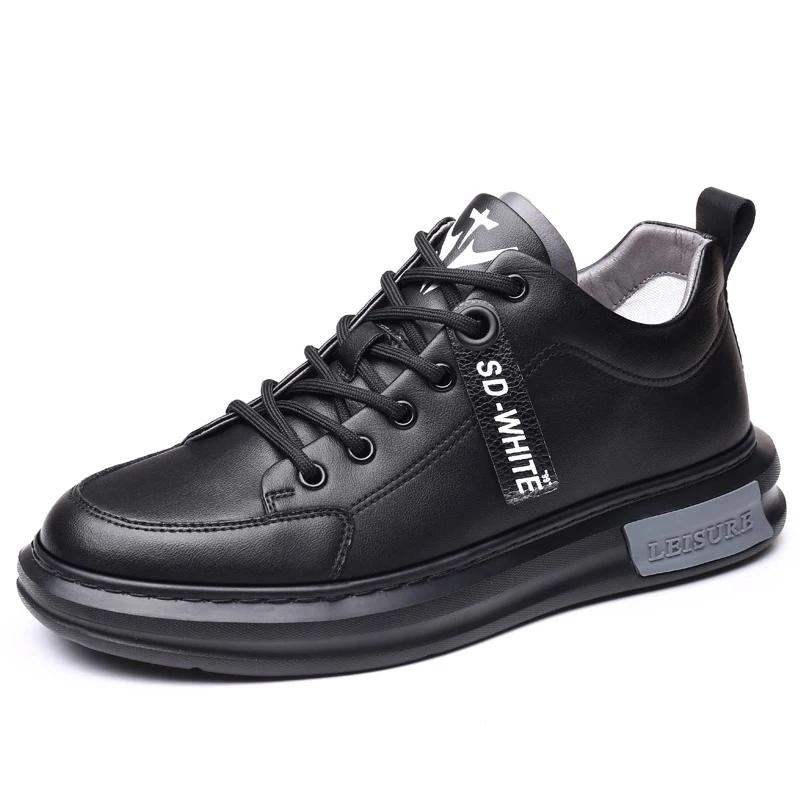 

Men's Shoes Tide Shoes 2021 New Korean Style Trend Shoes Casual Leather Casual Shoes Spring All-Match Leather Shoes Men