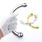 Палочка для массажа точки G, из чистой нержавеющей стали, P-spot, массажер простаты, секс-игрушки, Прямая поставка