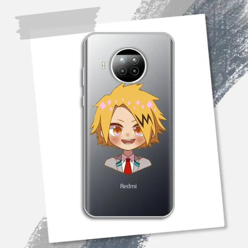 

My hero academia cute anime Phone Case Transparent for Xiaomi Redmi note 10 t 8 9 pro lite 11