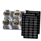 5 шт. Русские наклейки для специй этикетки для досок с маркером ручка многоразовые Jam Jar ярлыки на бутылки доски 120 штук