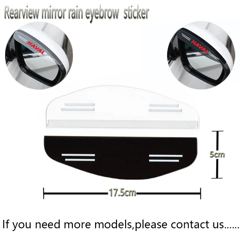 

2pcs Car rearview mirror light eyebrow shield rain sticker For BMW E34 E36 E60 E90 E46 E39 E70 F10 F20 F30 X5 X6 X1 M3 M5 M6 E71