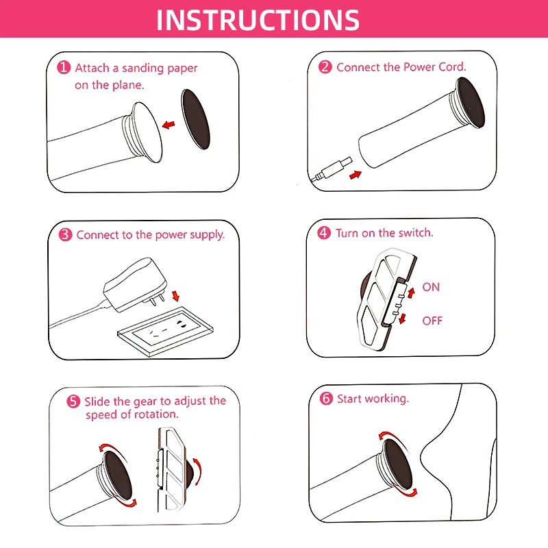 Многофункциональная электрическая шлифовальная машинка для ног устройство