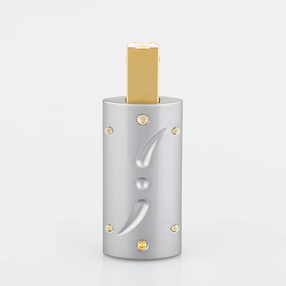 Виборг UB201 высококлассный позолоченный USB 2.0 24K штекер B DIY HI Fi кабель бронзовый