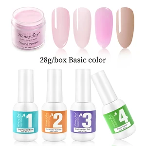 Очень тонкая пудра для ногтей, 28 гкор., французский, белый, прозрачный, розовый, телесный, без лампы